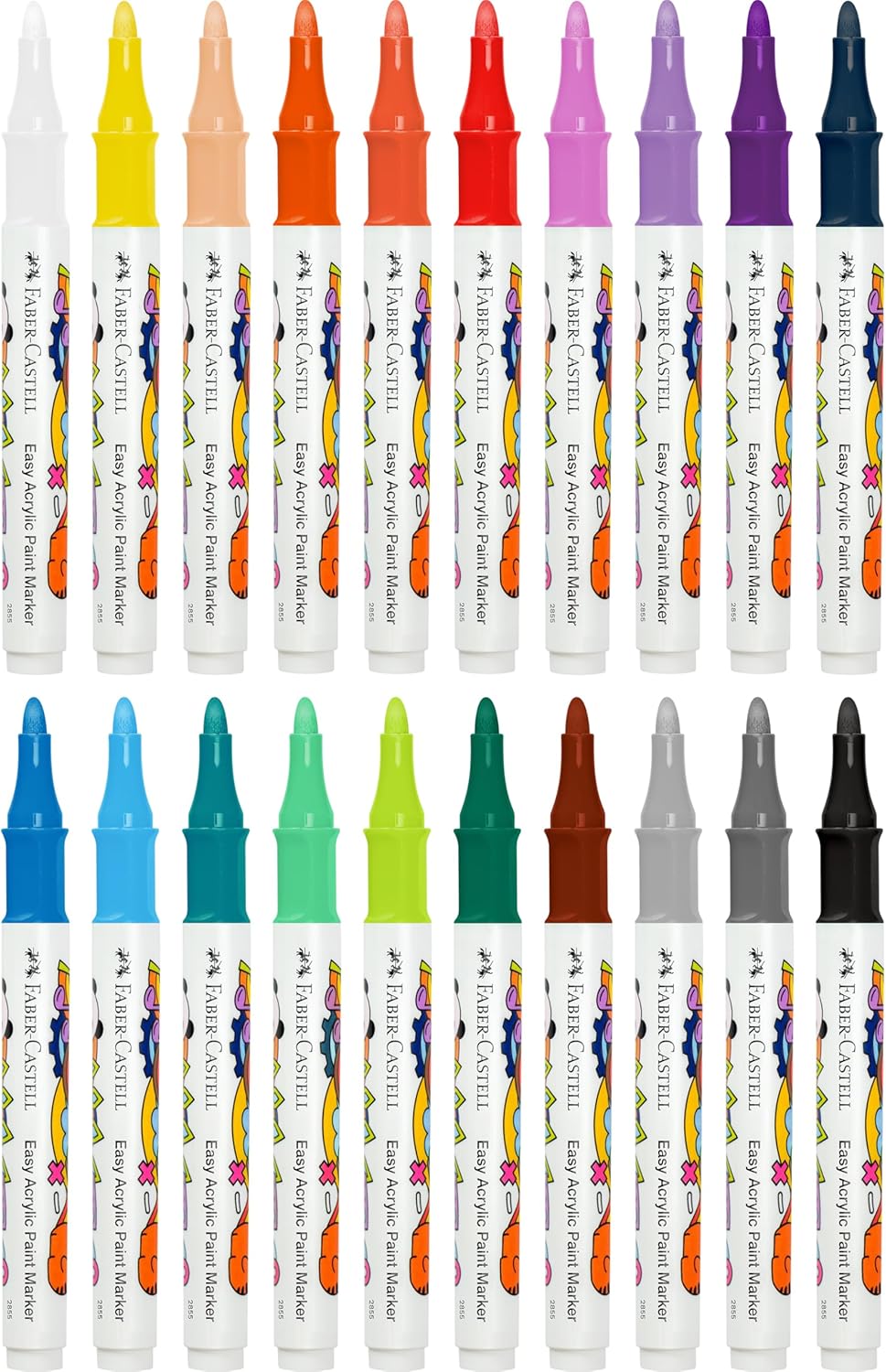 [Online Exclusive] Easy Acrylic Paint Marker 20 Colours