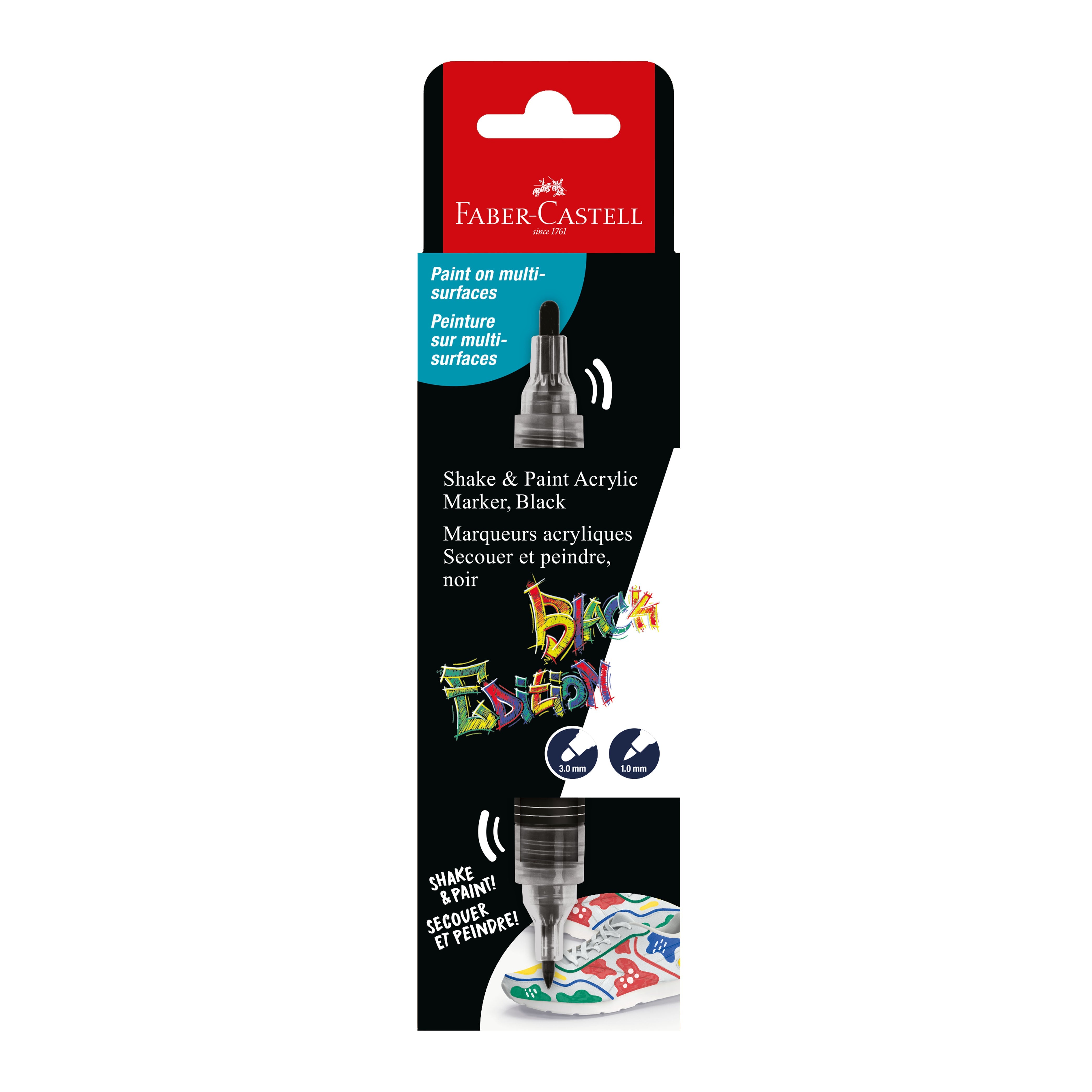 Black Edition Shake & Paint Acrylic Marker Black