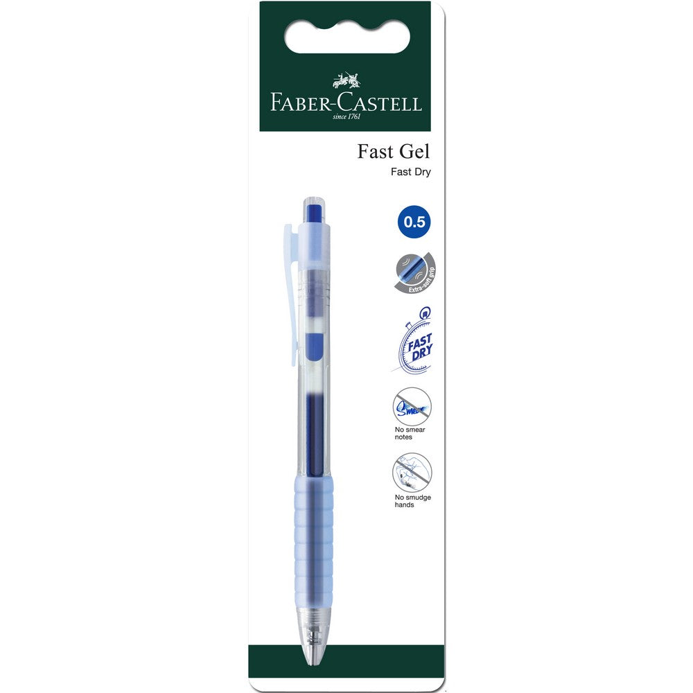 Gel Pen Fast Gel 1xBC, Blue 0.5