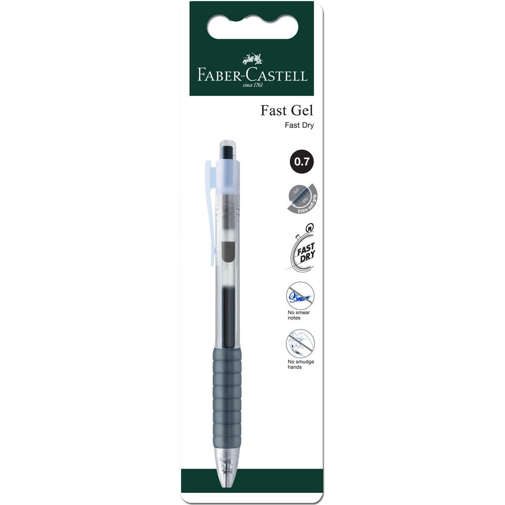 Gel Pen Fast Gel 1xBC, Black 0.7