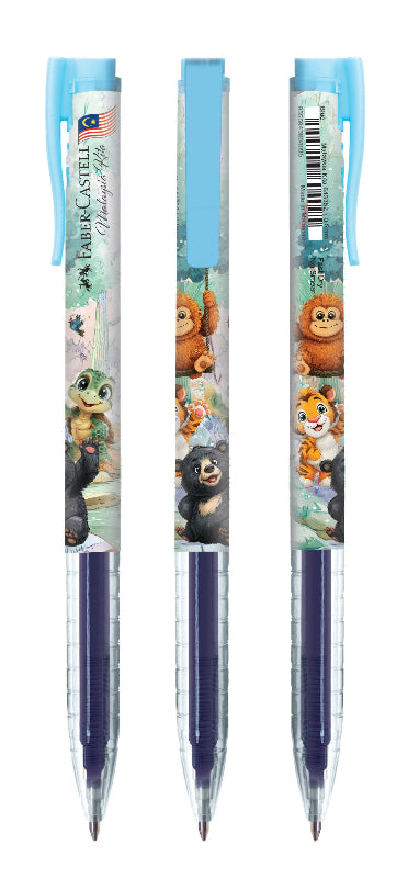 [Limited Edition] Malaysia Kita Pen Gel Pen, 0.5mm, Assorted Colour, Pack of 2
