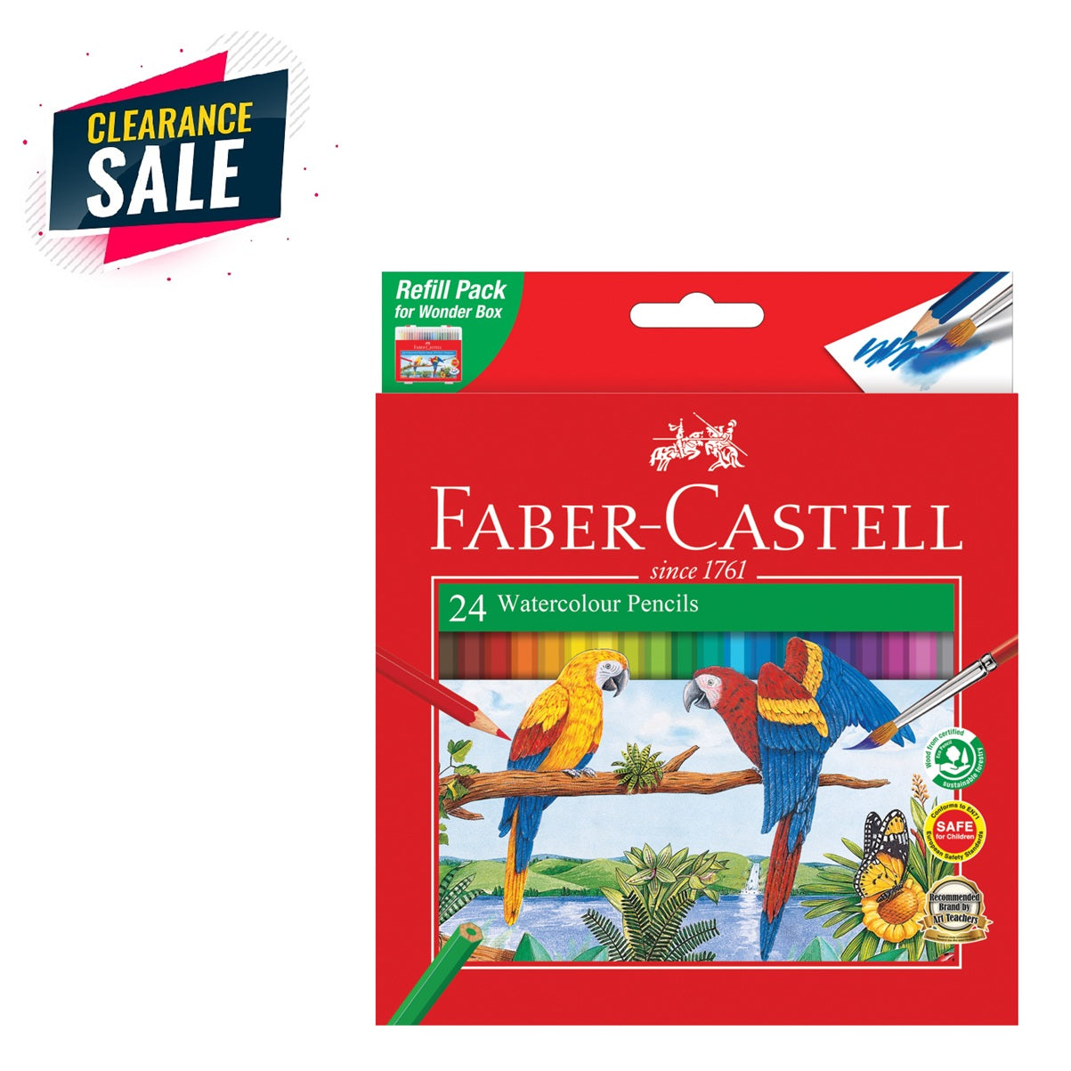 [Clearance] Watercolour Pencils Refill Pack 24L
