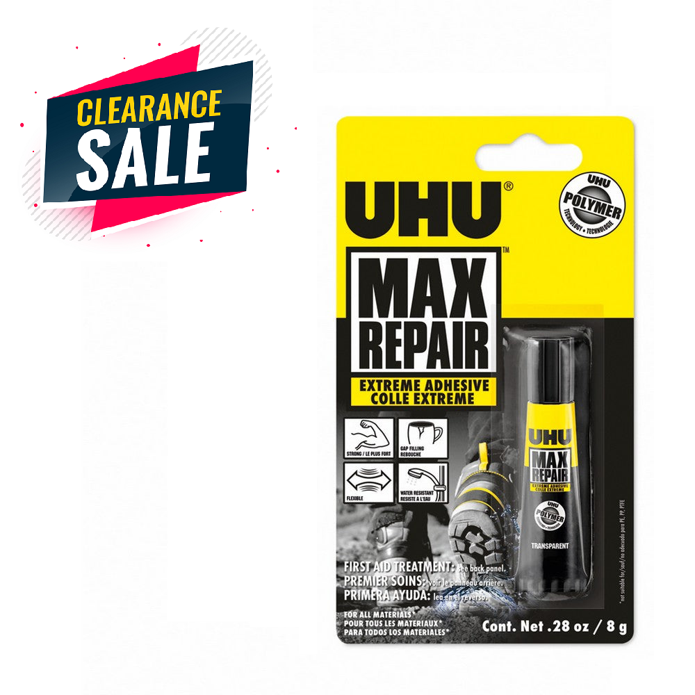 [Clearance] UHU Max Repair Glue - Extremely Strong (8g), (Bundle of 2)