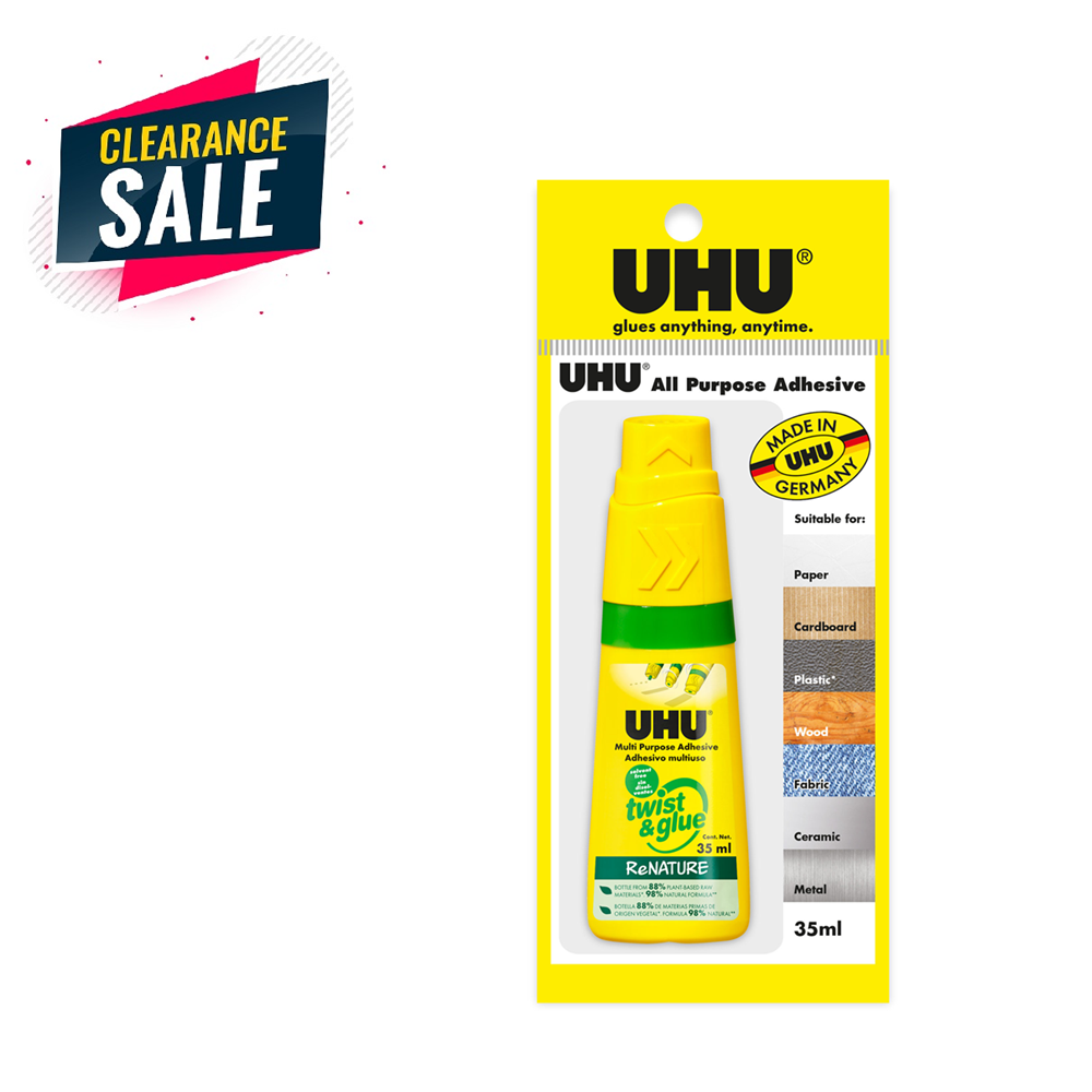 [Clearance] UHU Original All Purpose Twist & Glue ReNature (35ml)