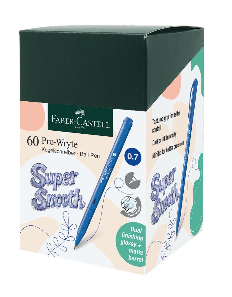 [New Arrival] Pro-Wryte Ball Pen, Blue, 0.7mm, Box of 60