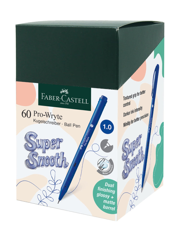 [New Arrival] Pro-Wryte Ball Pen, Blue, 1.0mm, Box of 60