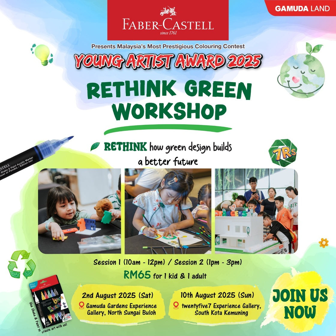 Young Artist Award 2025 - Rethink Green Workshop (1 Kid + 1 Adult)