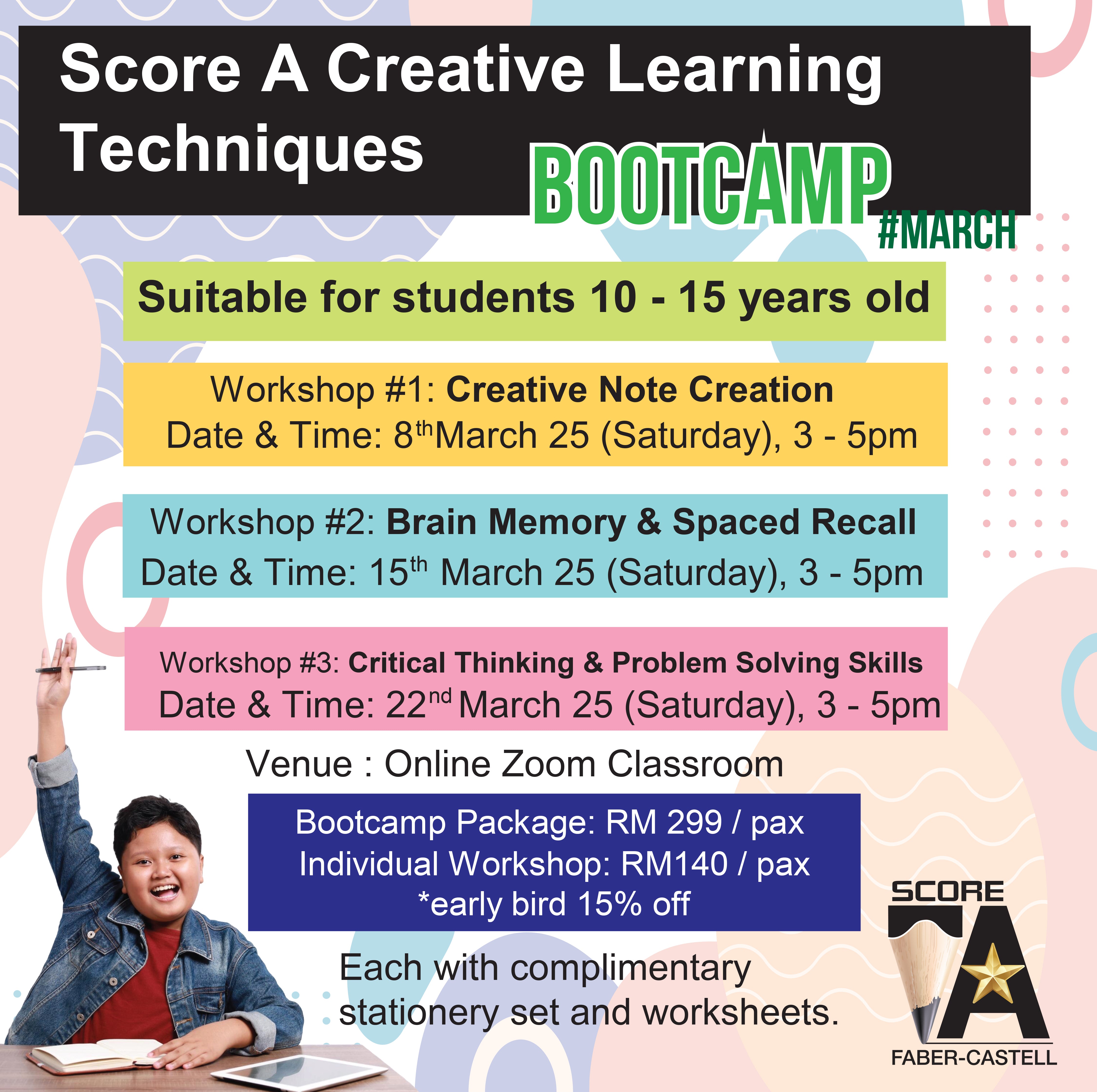 Score A Creative Learning Techniques Bootcamp #March 25