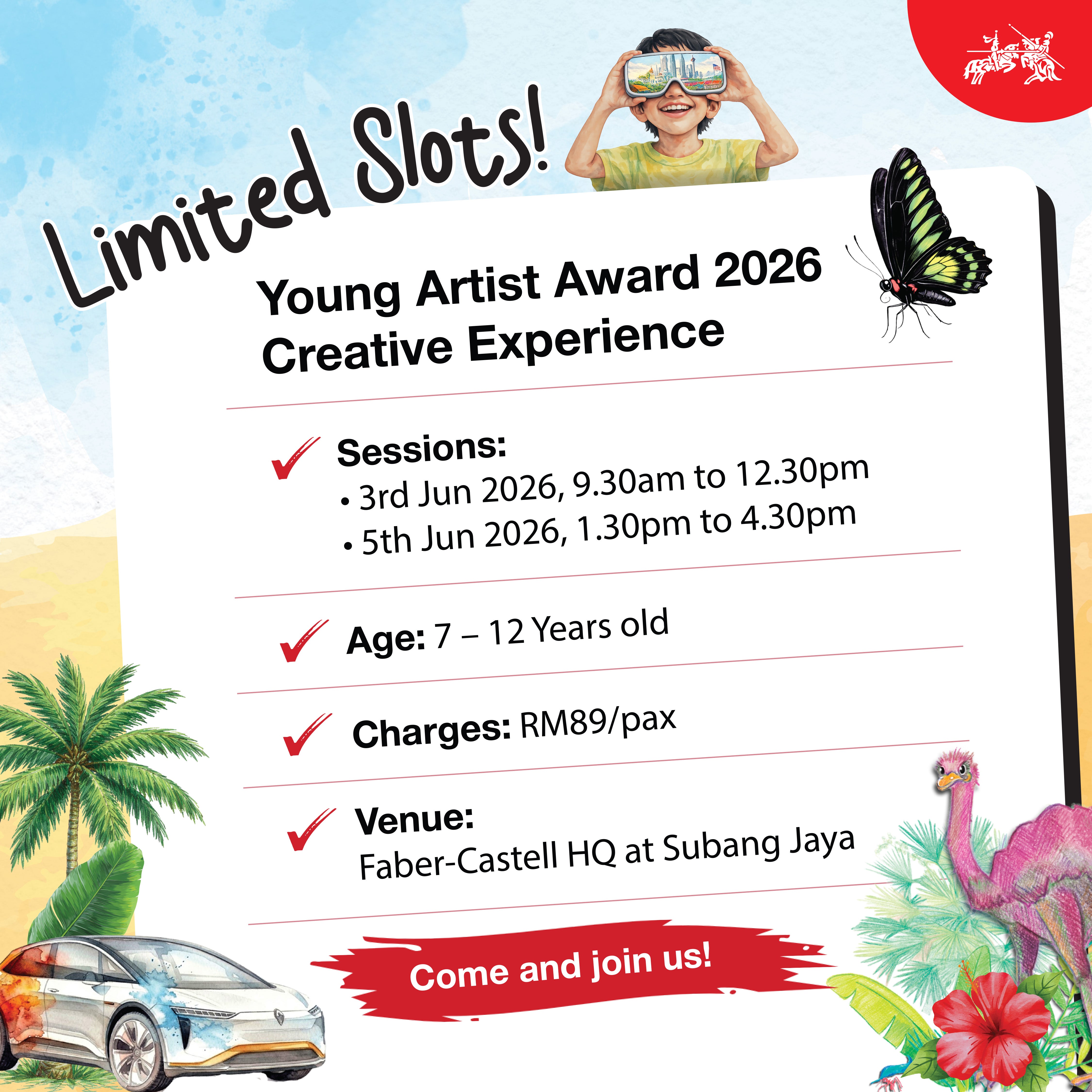 Factory Visit & Young Artist Award Art Workshop