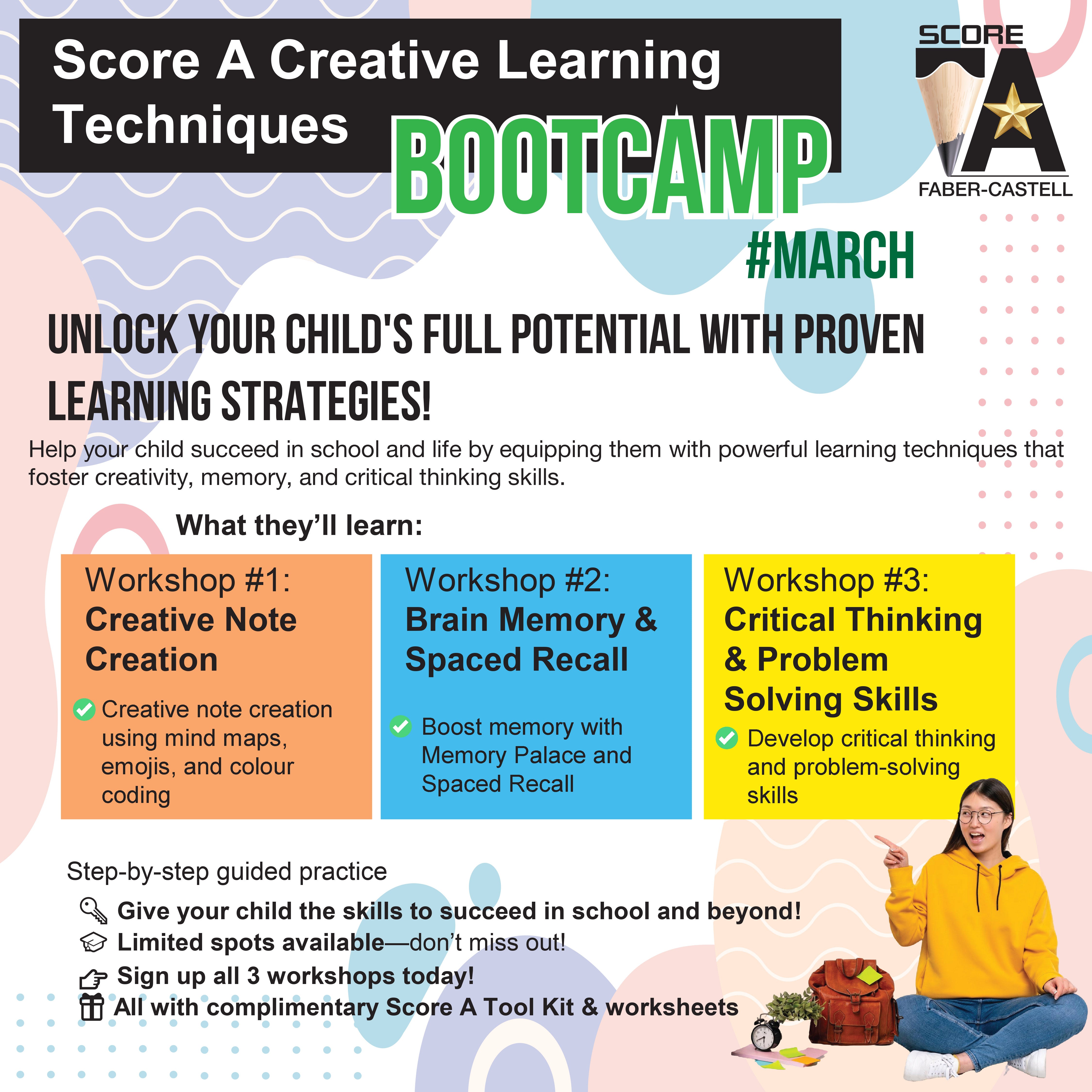 Score A Creative Learning Techniques Bootcamp #March 25