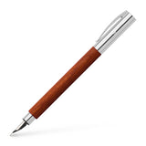 Ambition Pear Wood Reddish Brown Fountain Pen, Broad