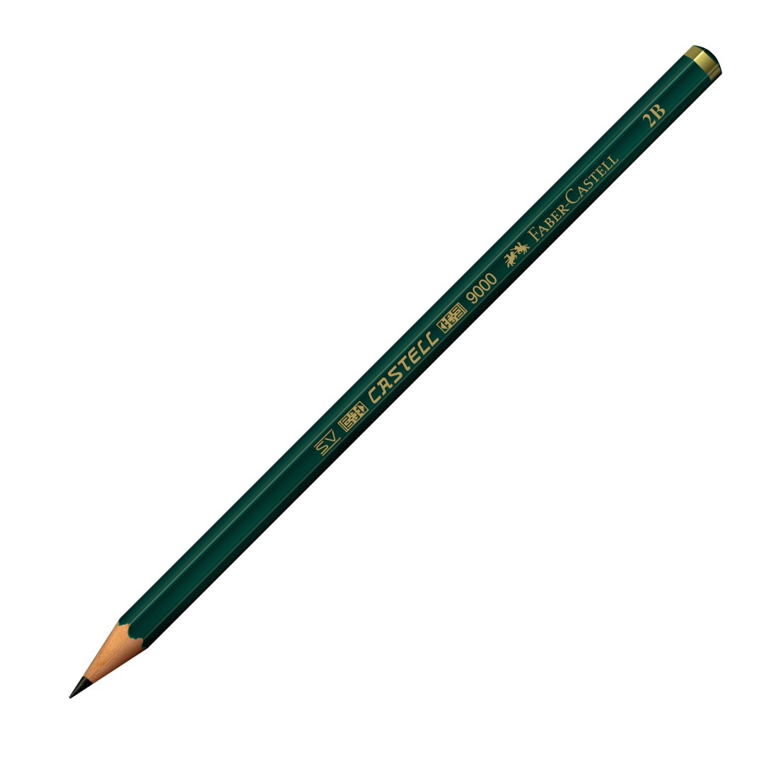 Graphite Pencil Castell 9000 2B