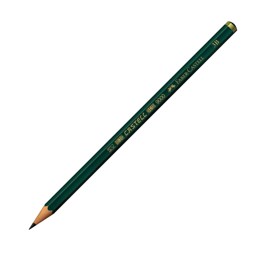 Graphite Pencil Castell 9000 3B