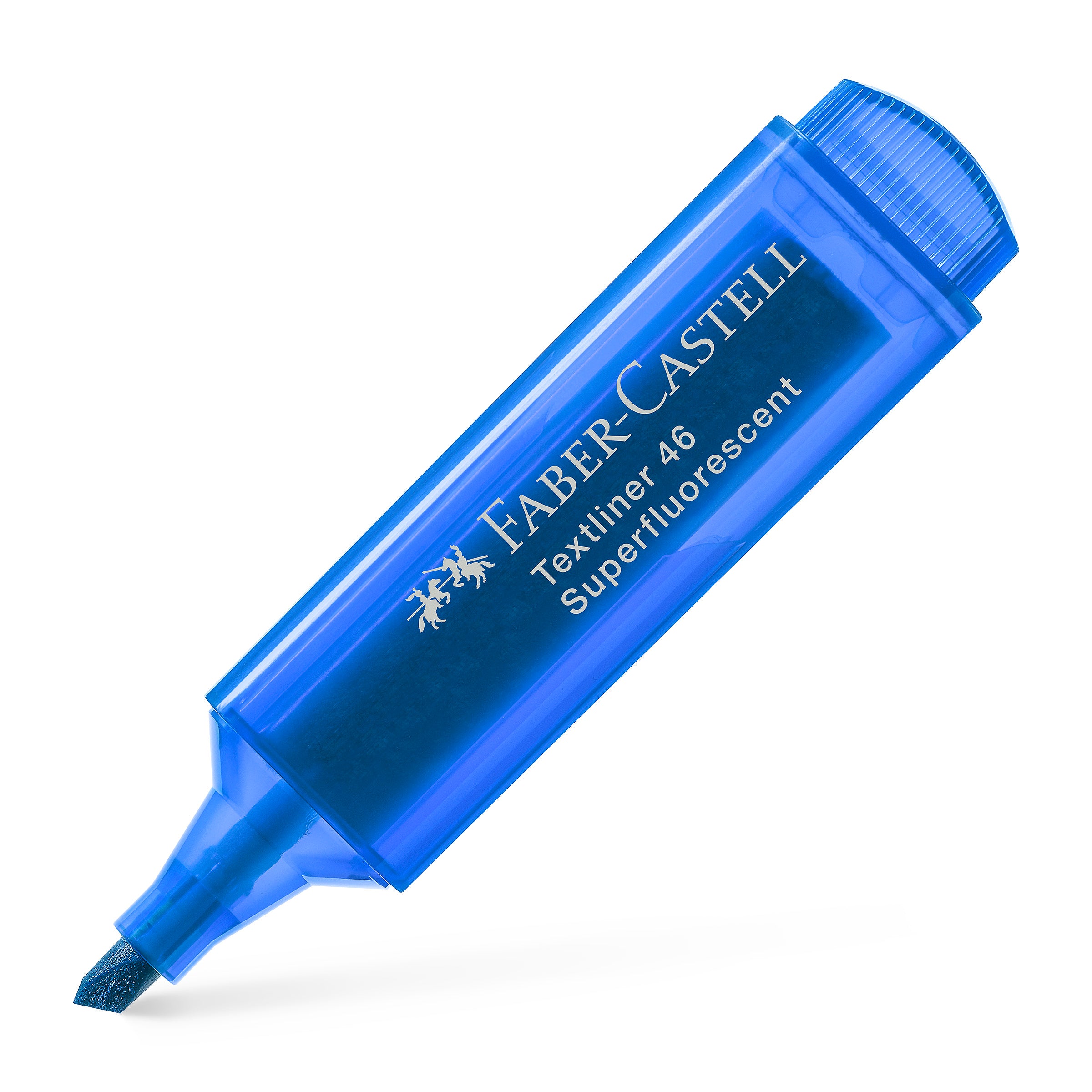 Highlighter Textliner 46 Superflourescent, Box of 10 Blue