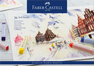 Soft Pastels Cardboard Box of 36