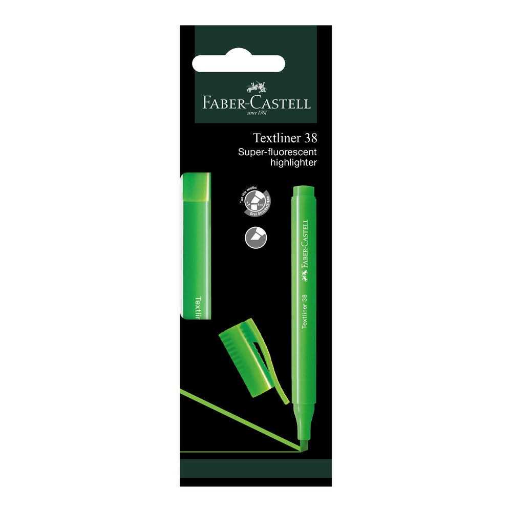 Highlighter Textliner 38 Superflourescent, 1x HS Green