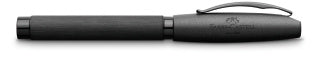 Essentio Aluminium Black Fountain Pen, Broad