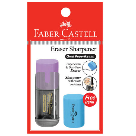 Eraser Sharpener + Eraser Refill, 1xPB