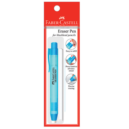 Eraser Pen Holder Assorted PB+Refill