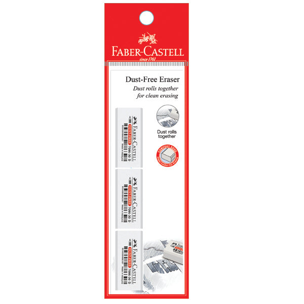 Eraser Dust-free 7086-30, 3x PB