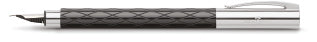 Ambition Rhombus Black Fountain Pen, Broad