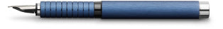 Essentio Aluminium Blue Fountain Pen, Broad