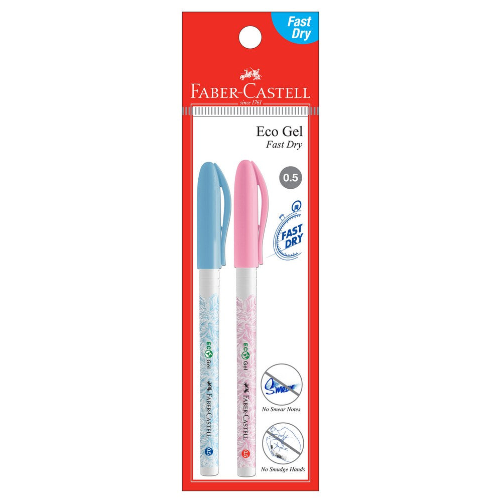 Gel Pen Eco Gel 2x PB, Blue/Red 0.5