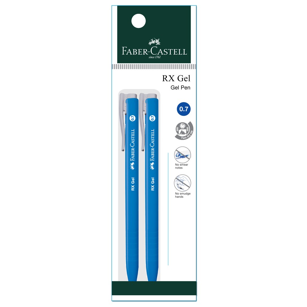 Gel Pen RX Gel 2xPB, Blue 0.7