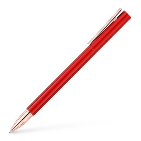 Neo Slim Oriental Red Rose Gold Gel Pen
