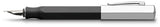 Ondoro Graphite Black Fountain Pen - Broad