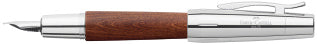 E-Motion Reddish Brown Wood Fountain Pen, Medium