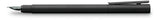 Neo Slim Metal Black Fountain Pen, Broad