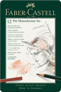 Pitt Monochrome Set, Tin of 12