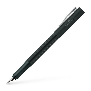 Grip 2011 Black Fountain Pen, Medium