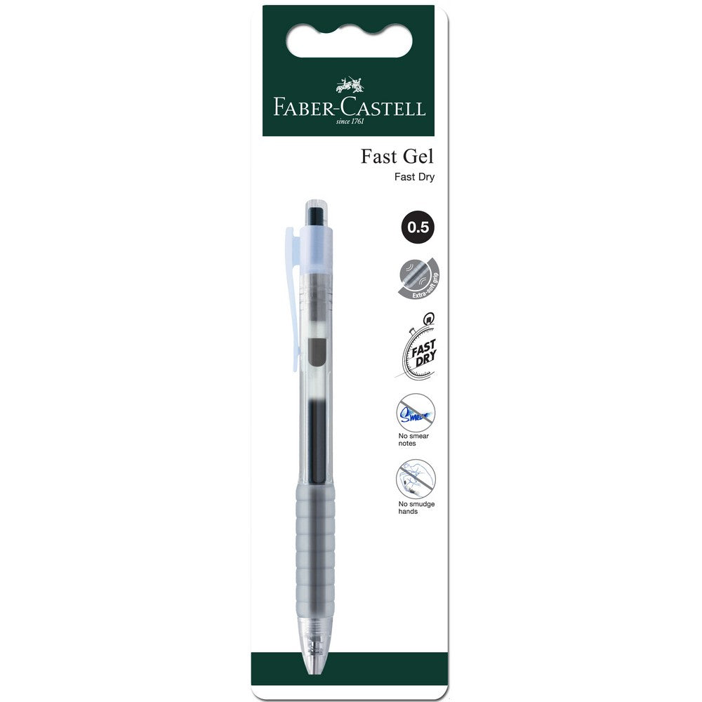 Gel Pen Fast Gel 1xBC, Black 0.5