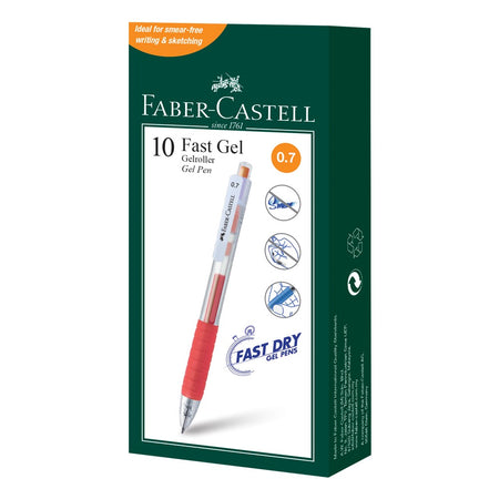 Gel Pen Fast Gel Box of 10, Orange 0.7