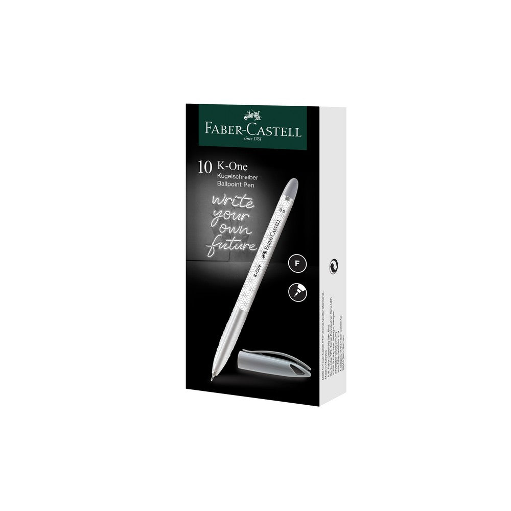 Ball Pen K One Box of 10, Black 0.5