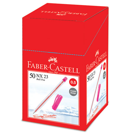 Ball Pen NX 23 Box of 50, Red 0.5