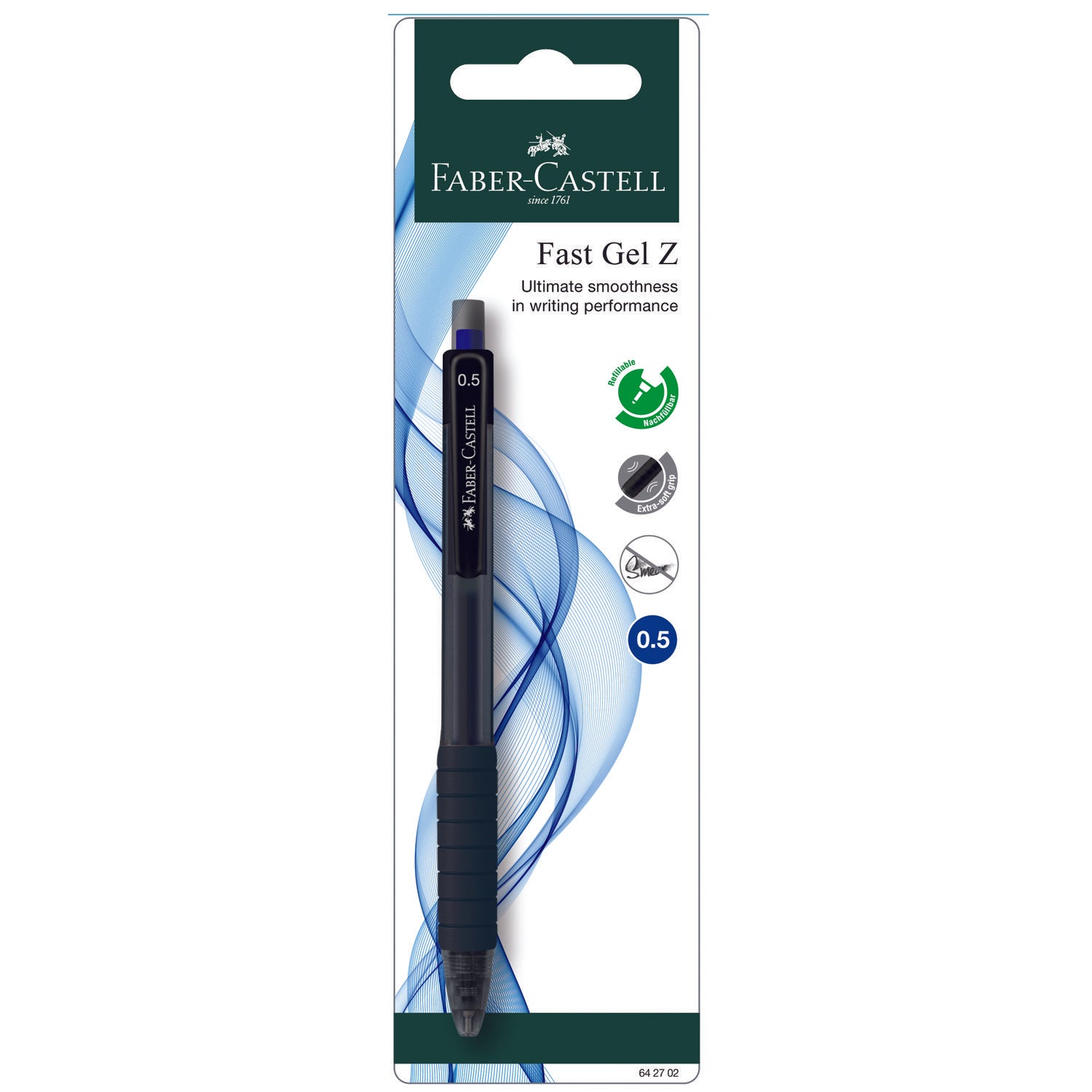 Gel Pen Fast Gel Z 1x BC, Blue 0.5