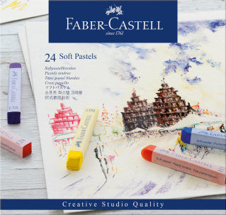 Soft Pastels Cardboard Box of 24