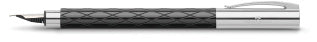 Ambition Rhombus Black Fountain Pen, Medium