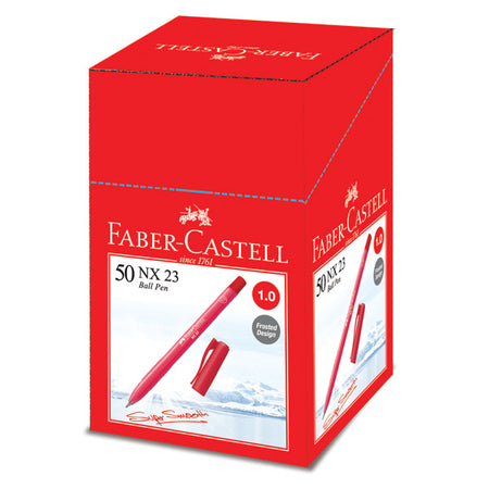Ball Pen NX 23 Box of 50, Red 1.0