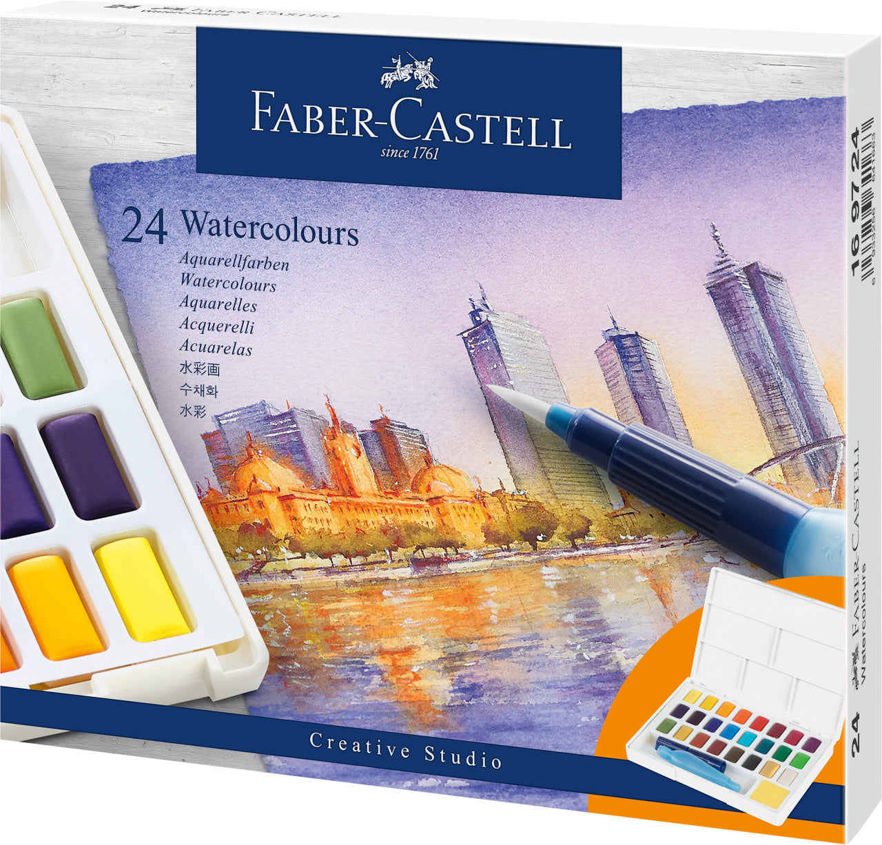 Watercolours In Pans 24ct Set