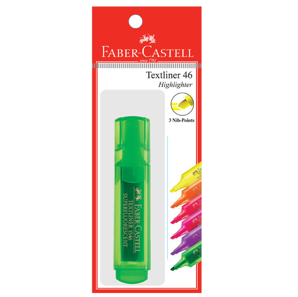 Highlighter Textliner 46 Superflourescent, 1x PB Green