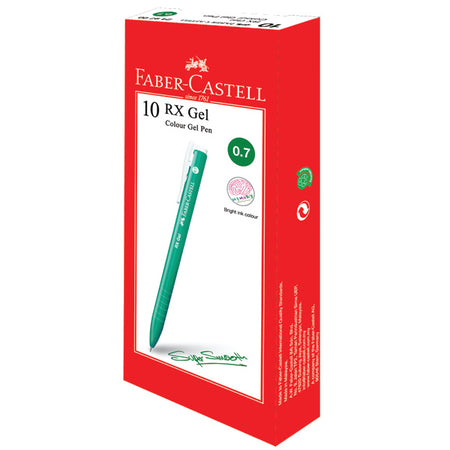 Gel Pen RX Gel Box of 10, Green 0.7