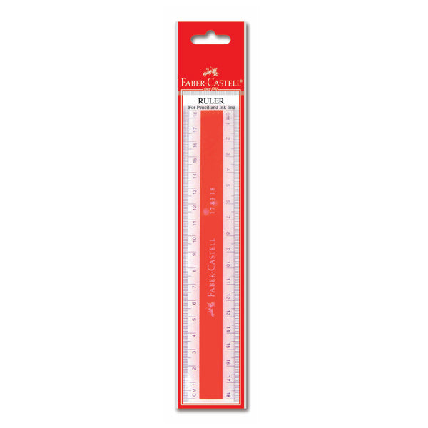 18cm Visual Ruler Ruler plastic 18cm 178318, Box of 20