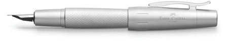 E-Motion Pure Silver Fountain Pen, Broad