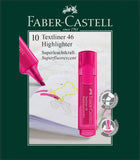 Highlighter Textliner 46 Superflourescent, Box of 10 Pink