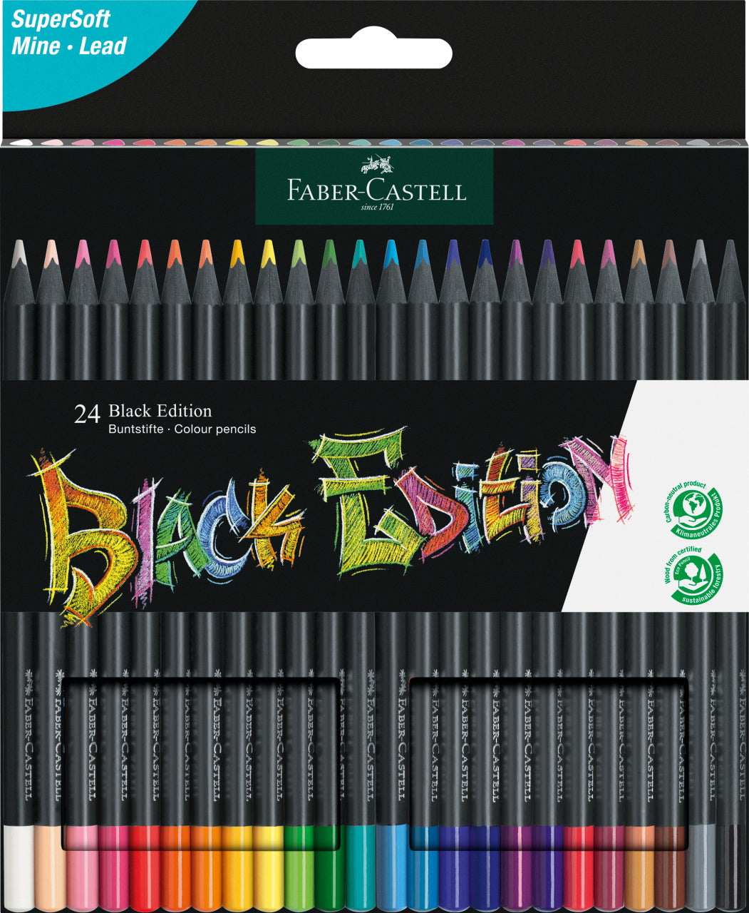 Colour Pencils Black Edition 24x