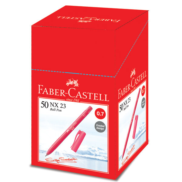 Ball Pen NX 23 Box of 50, Red 0.7